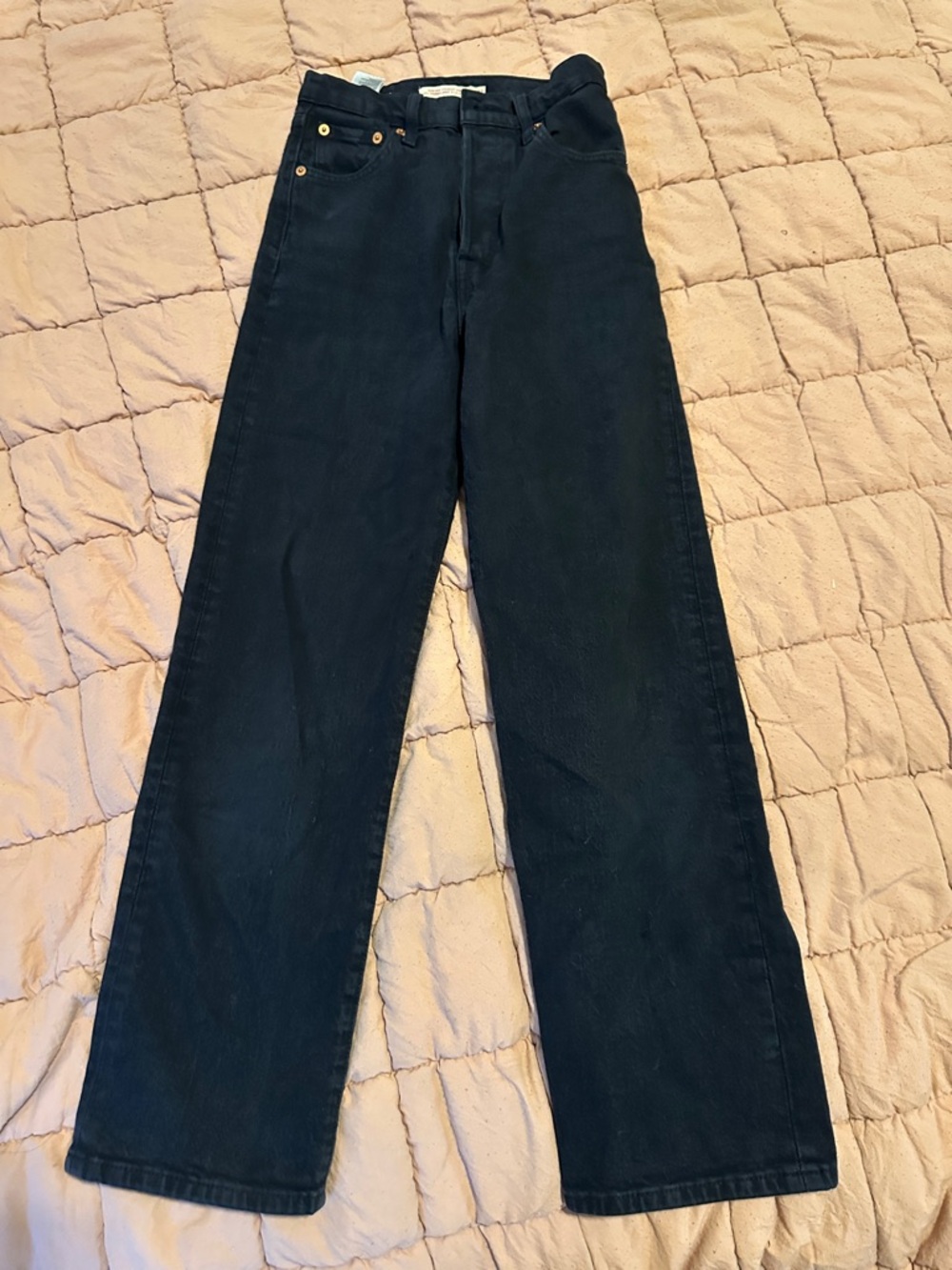 Levi's Women's Black Straight-Leg Jeans